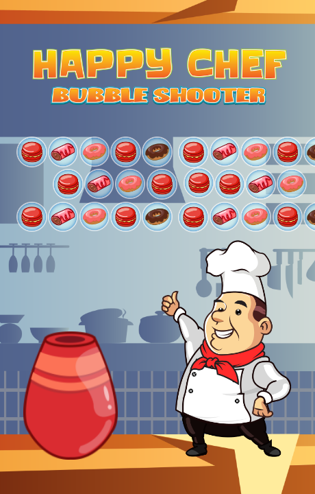 Happy Chef Bubble Shooter